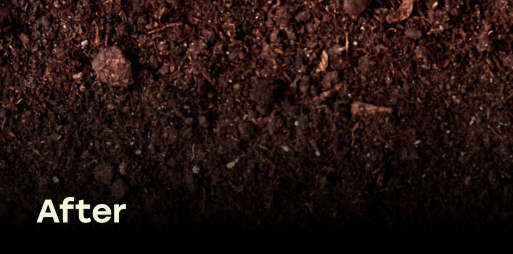 food waste after processing